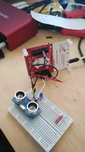 testing sonic sensor